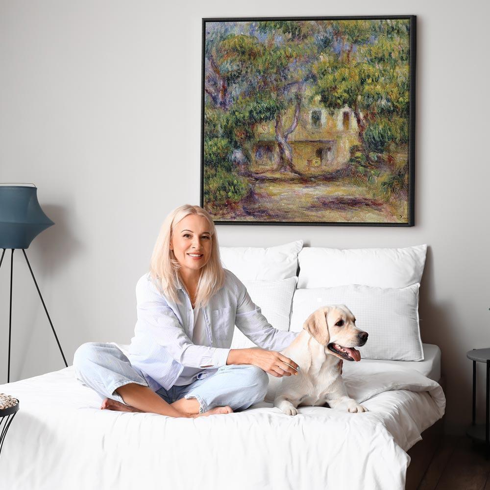 Leinwandbild - Pierre-Auguste Renoir – The Farm at Les Collettes