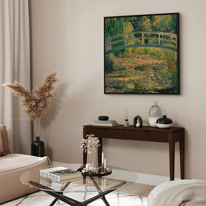 Leinwandbild - Claude Monet – Bridge over a Pond of Water Lilies