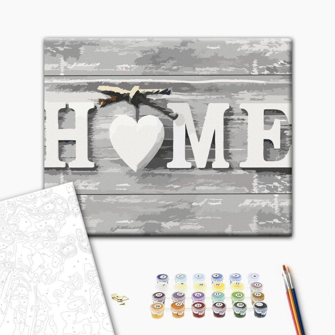 Malen nach Zahlen - Home (Letters)