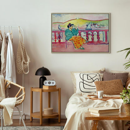 Leinwandbild - Henri Matisse – Woman on the Terrace