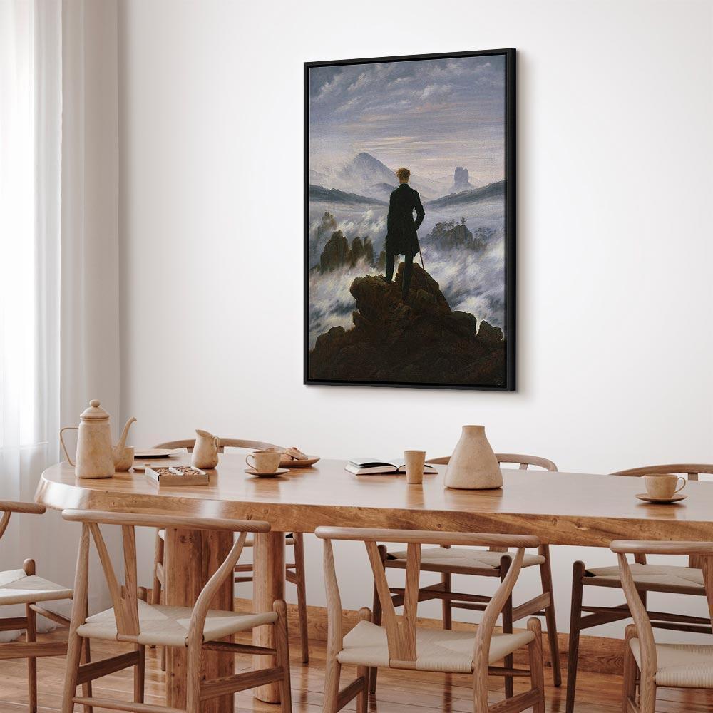 Leinwandbild - Caspar David Friedrich – Wanderer above the Sea of Fog