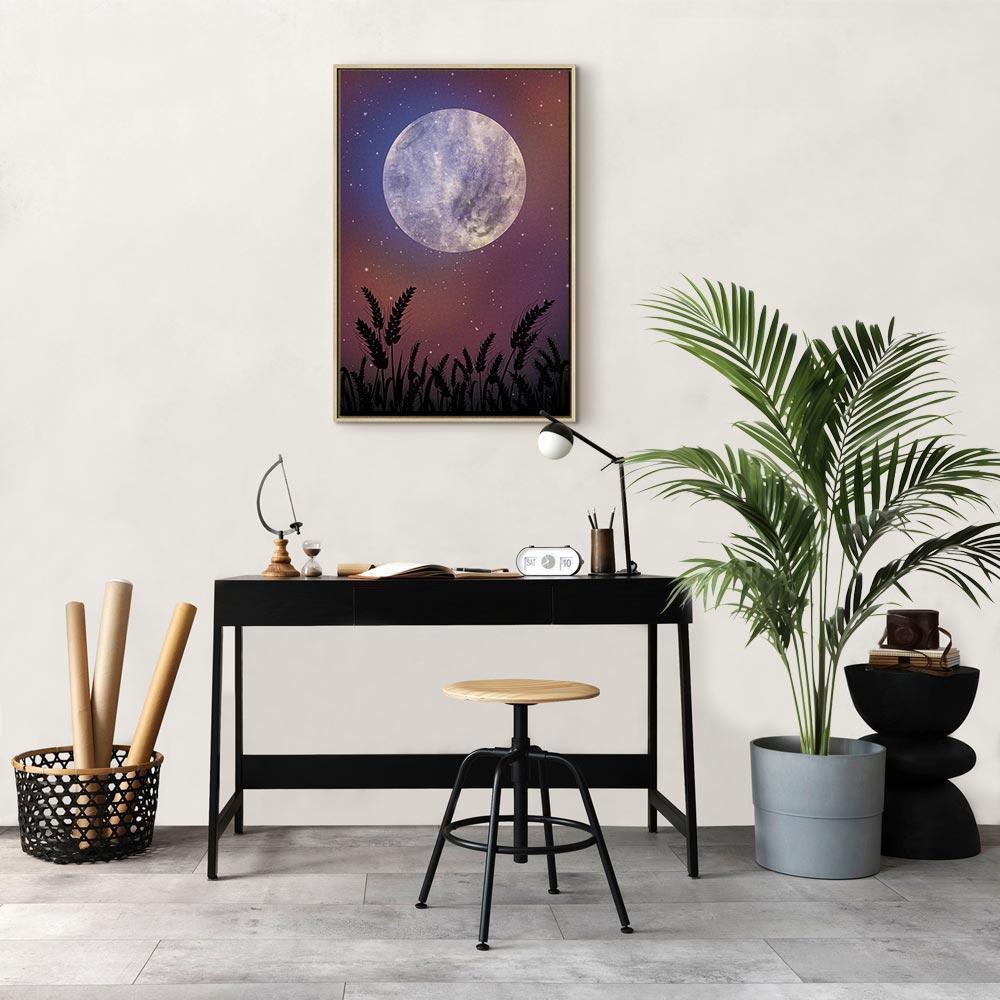 Leinwandbild - Night in the Country (1 Part) Vertical