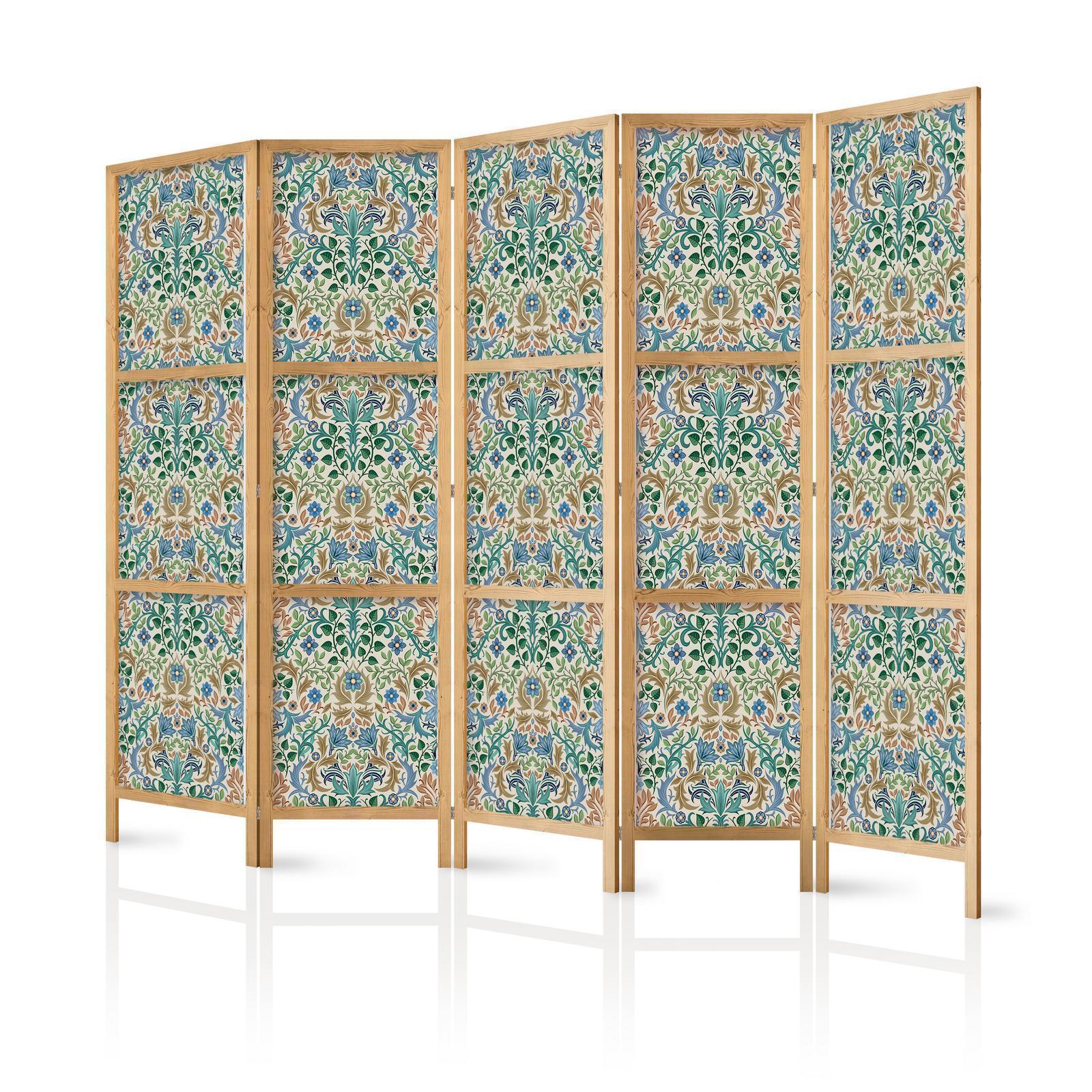 Japanischer Paravent - Retro Vintage Intricate and Rich Pattern in Victorian Style Artgeist