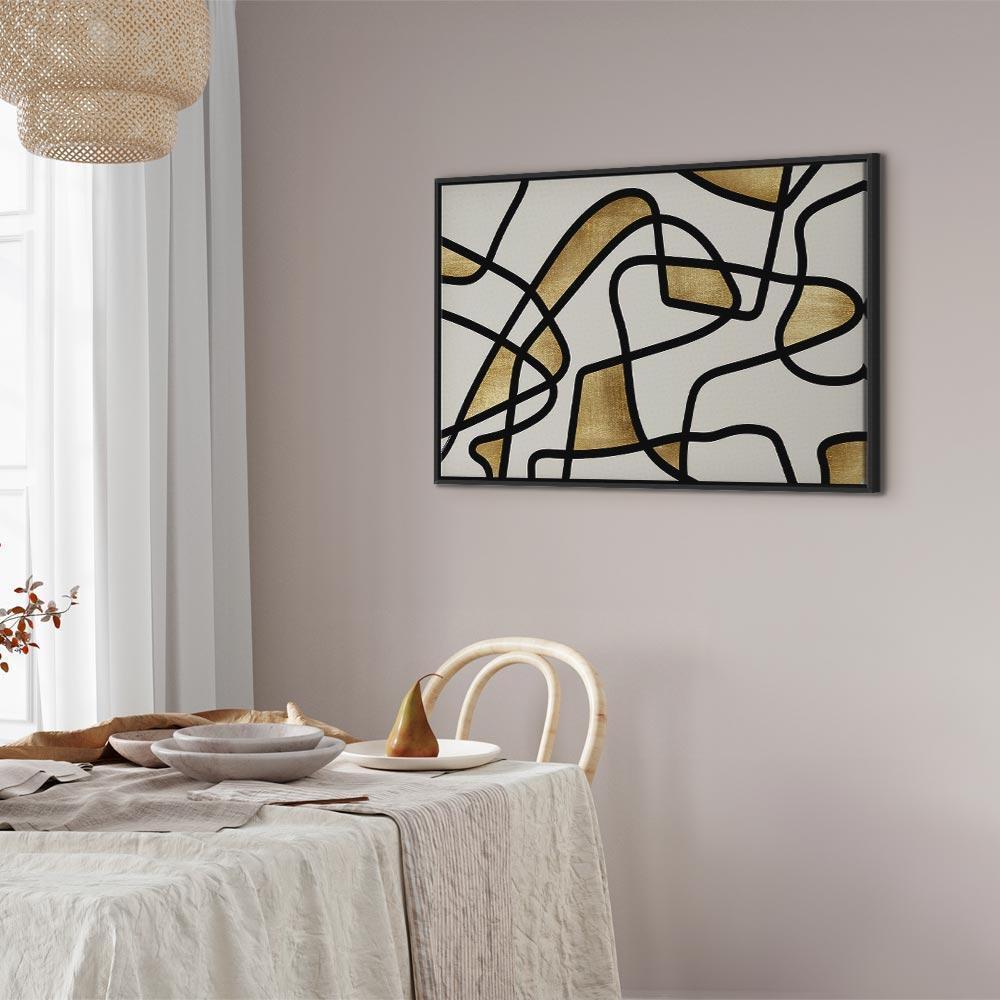 Leinwandbild - Golden Spiral (1 Part) Wide