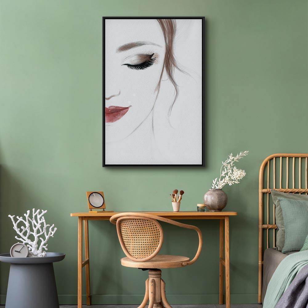 Leinwandbild - Delicate Beauty (1 Part) Vertical