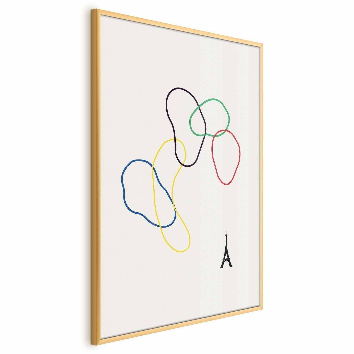 Poster - Colorful Circles - digital graphic - minimalism Artgeist