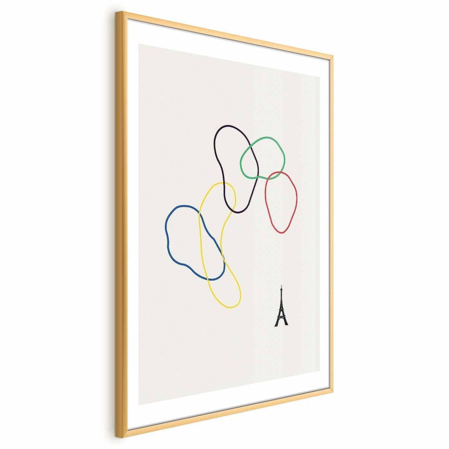 Poster - Colorful Circles - digital graphic - minimalism Artgeist