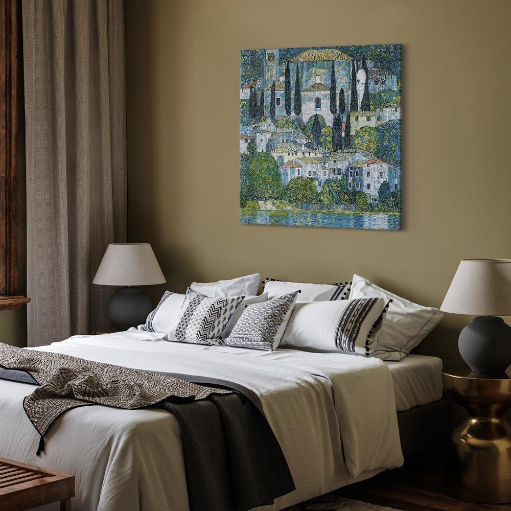 Leinwandbild - Gustav Klimt – Church in Casson