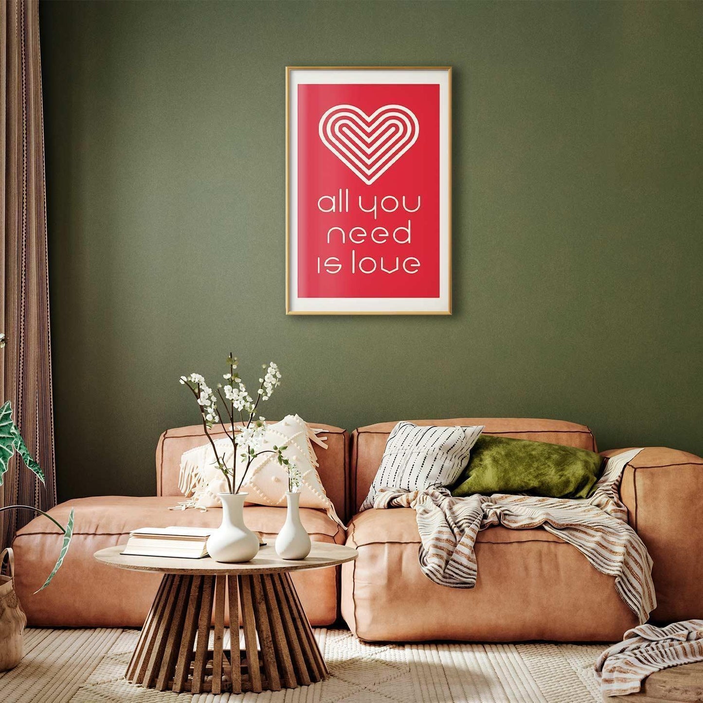 Poster - Let's Love Each Other Artgeist