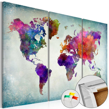 Korkbild - World in Colors Artgeist