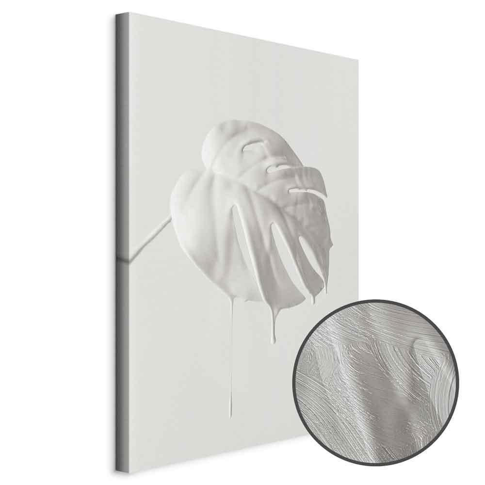 Leinwandbild - Bright Monstera (1 Part) Vertical