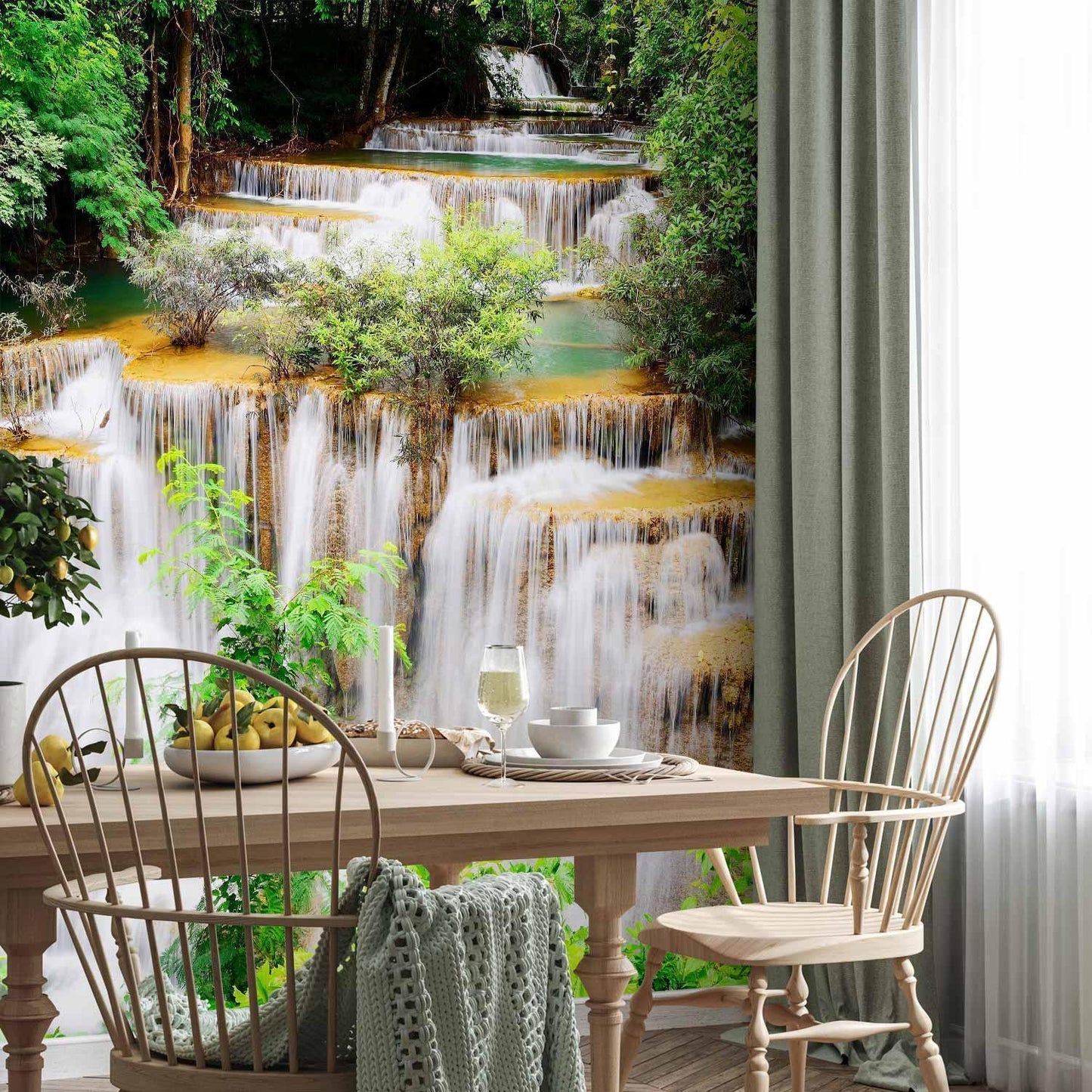 Fototapete - Thai waterfall