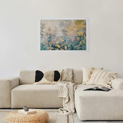 Poster - Tapestry Pattern in Colorful Flowers