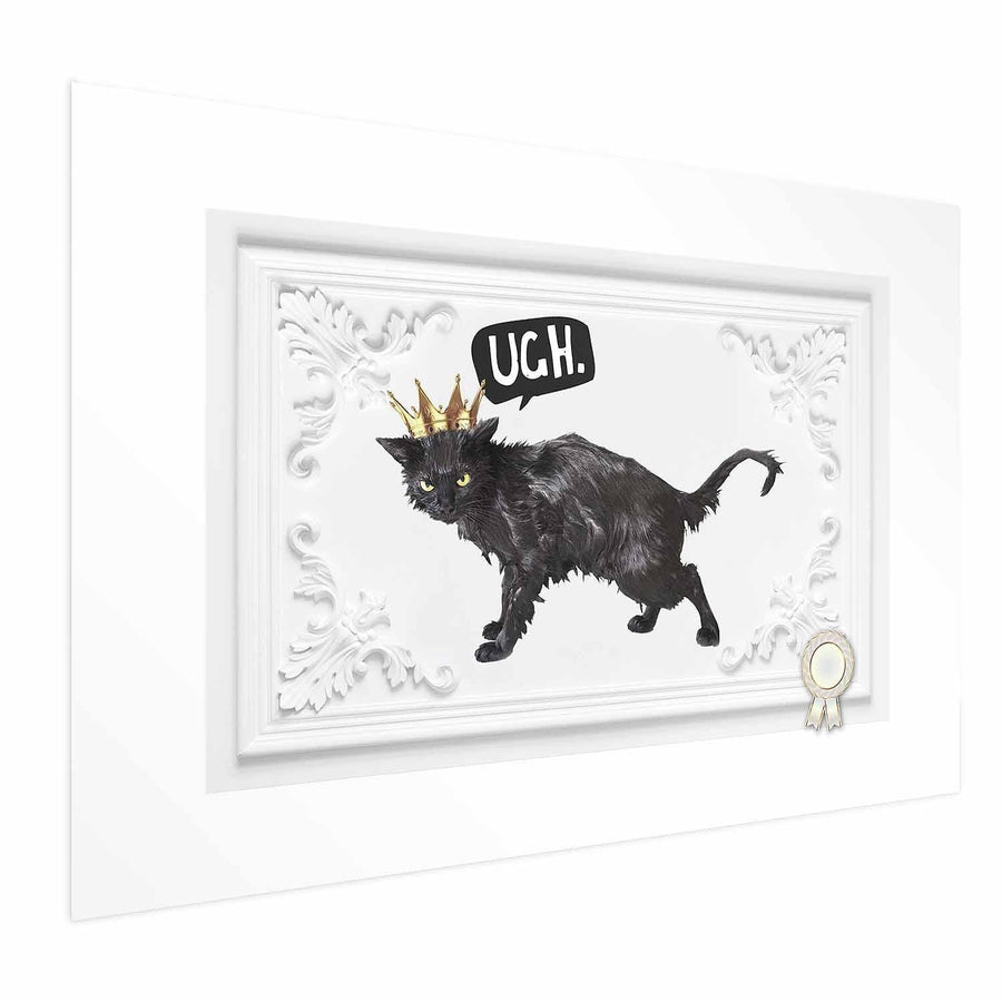 Poster - Cat with a Crown Artgeist