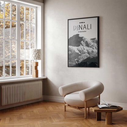 Poster - Majestic mountain peak Denali mountain crown mountain landscape