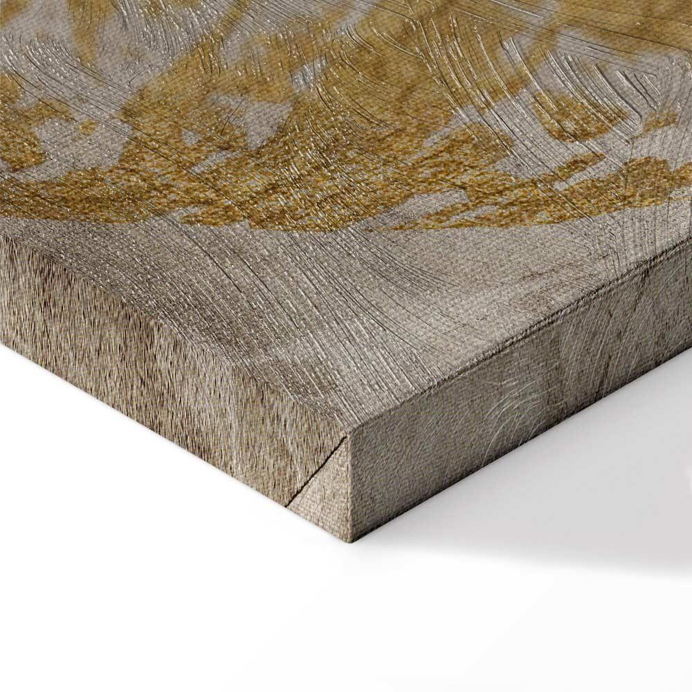 Leinwandbild - Gold Mosaic (1 Part) Wide