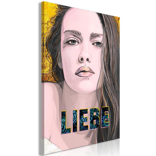 Leinwandbild - Liebe
