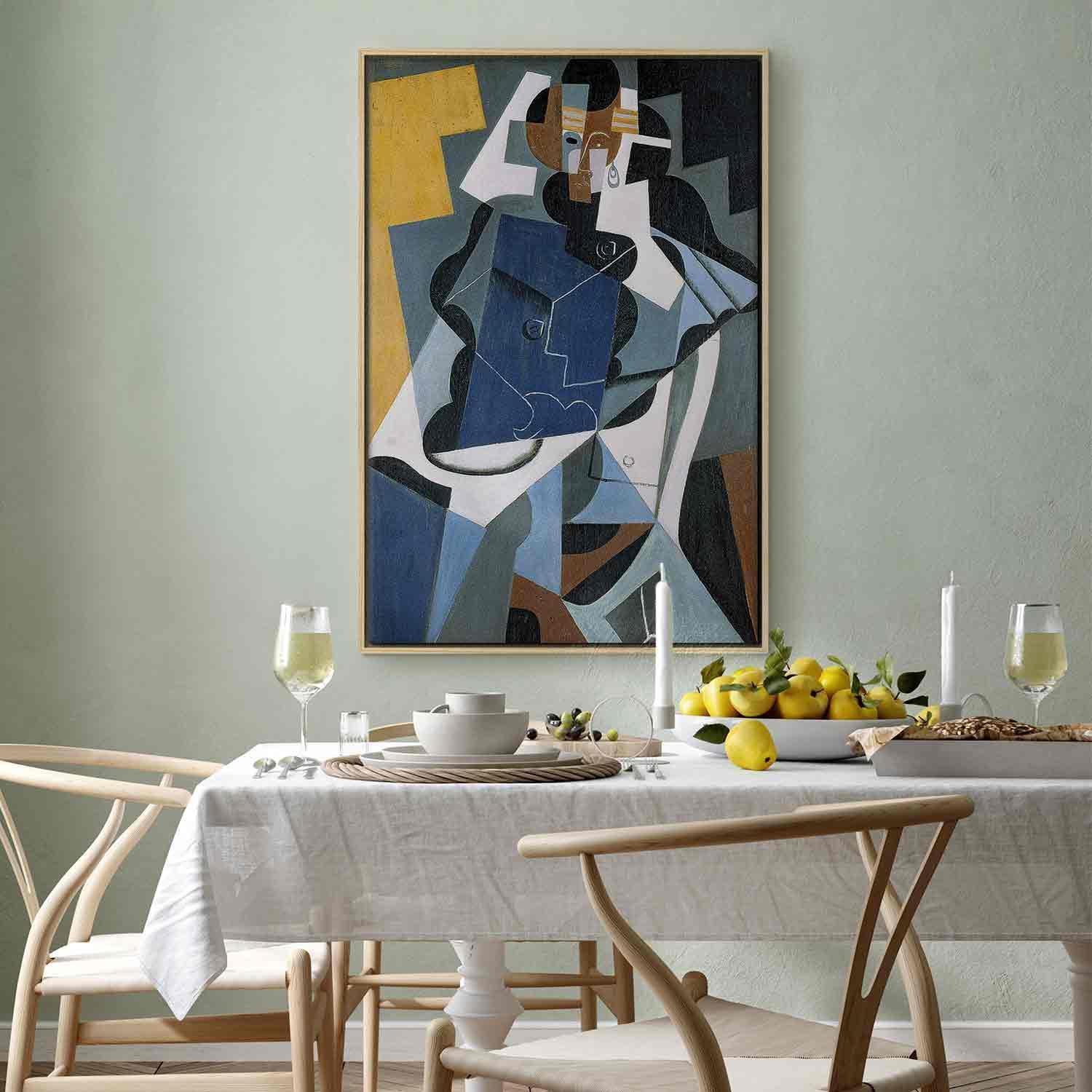 Leinwandbild - Figure of a Woman (Juan Gris) Artgeist