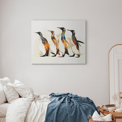Malen nach Zahlen - Penguin Family