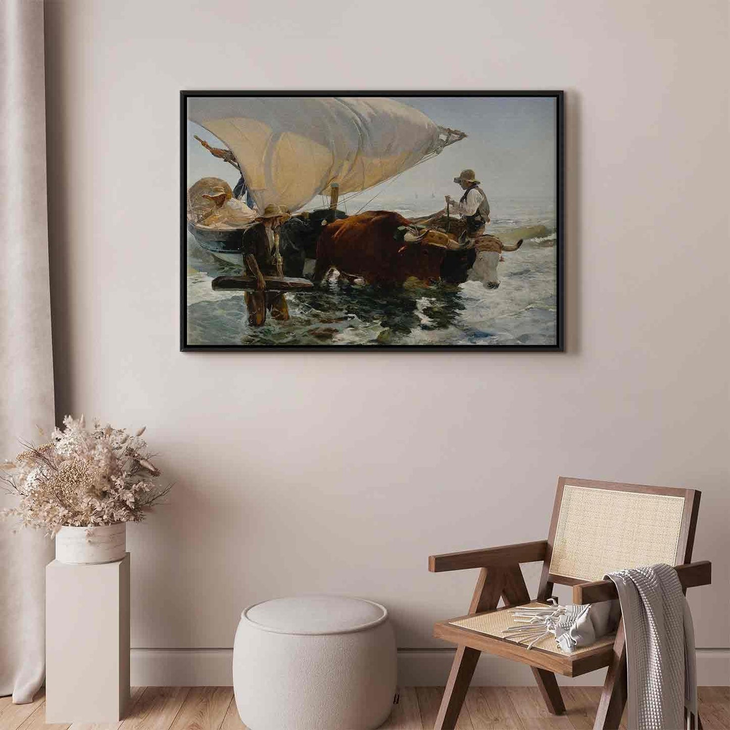 Leinwandbild - Joaquín Sorolla y Bastida – The Return from Fishing