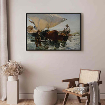 Leinwandbild - Joaquín Sorolla y Bastida – The Return from Fishing