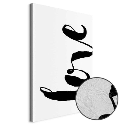 Leinwandbild - Black Love (1 Part) Vertical