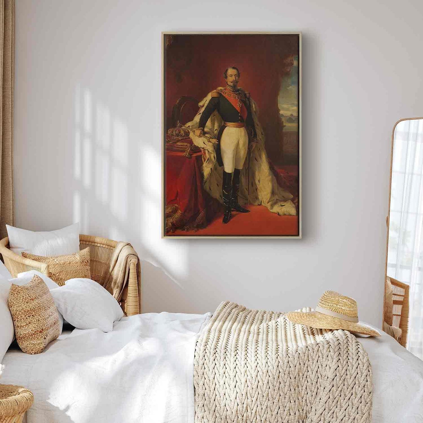 Leinwandbild - Portrait of Napoleon III (Franz Xaver Winterhalter) Artgeist