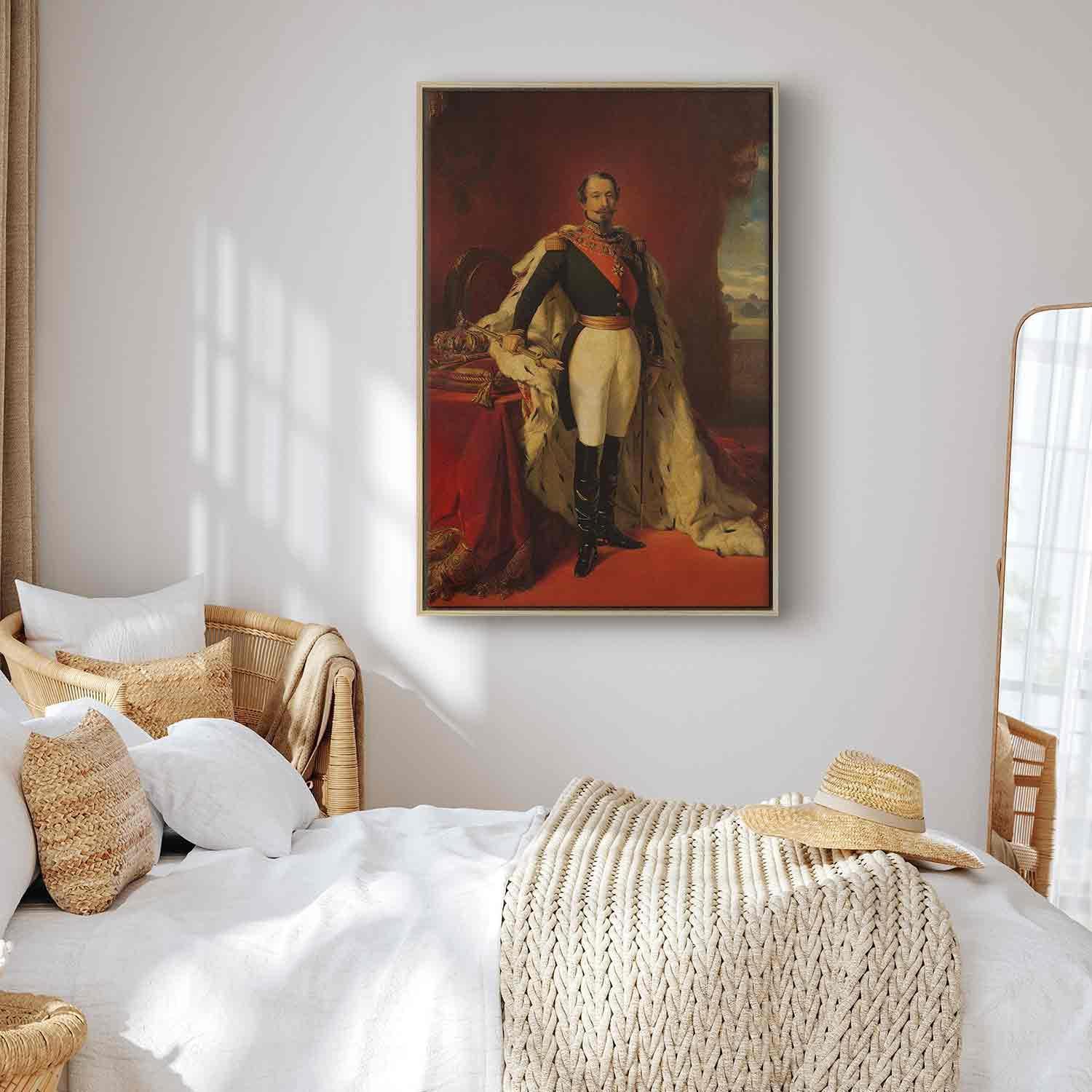 Leinwandbild - Portrait of Napoleon III (Franz Xaver Winterhalter) Artgeist