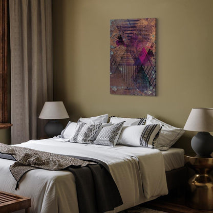 Leinwandbild - Honey Abstraction (1 Part) Vertical