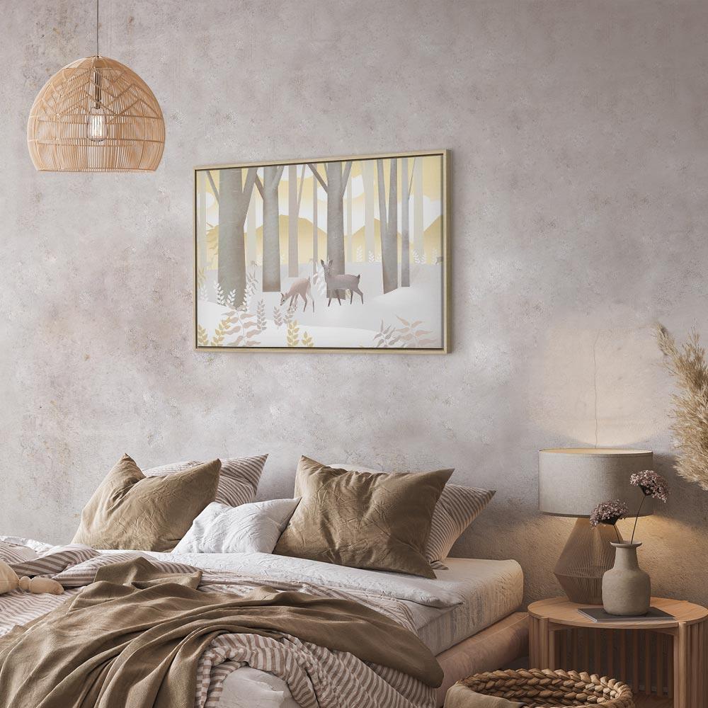 Leinwandbild - Fairy-Tale Forest (1 Part) Vertical - Third Variant