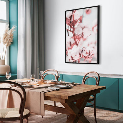 Leinwandbild - Blooming Cotton (1 Part) Vertical