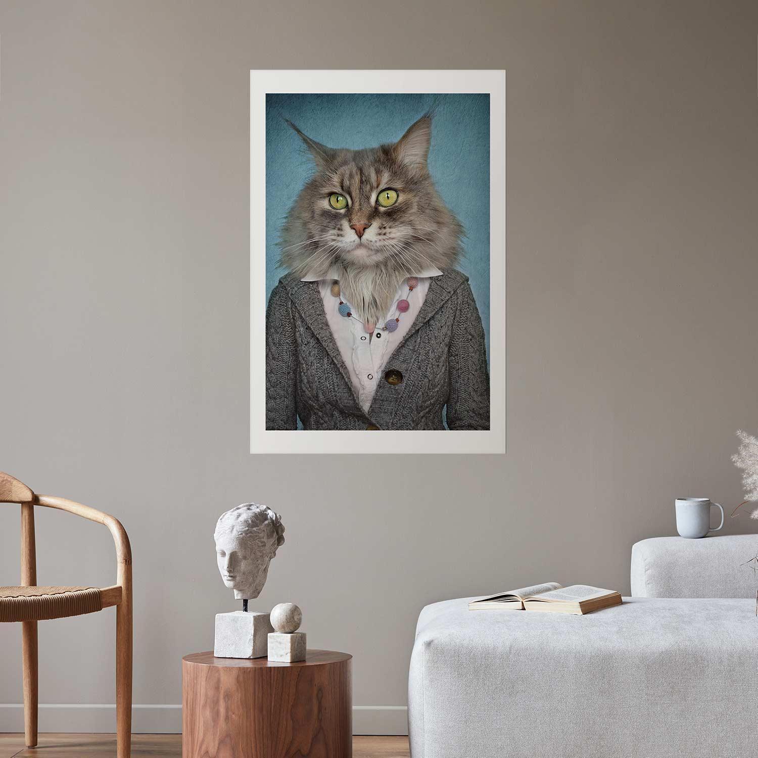 Poster - Lady Cat Artgeist