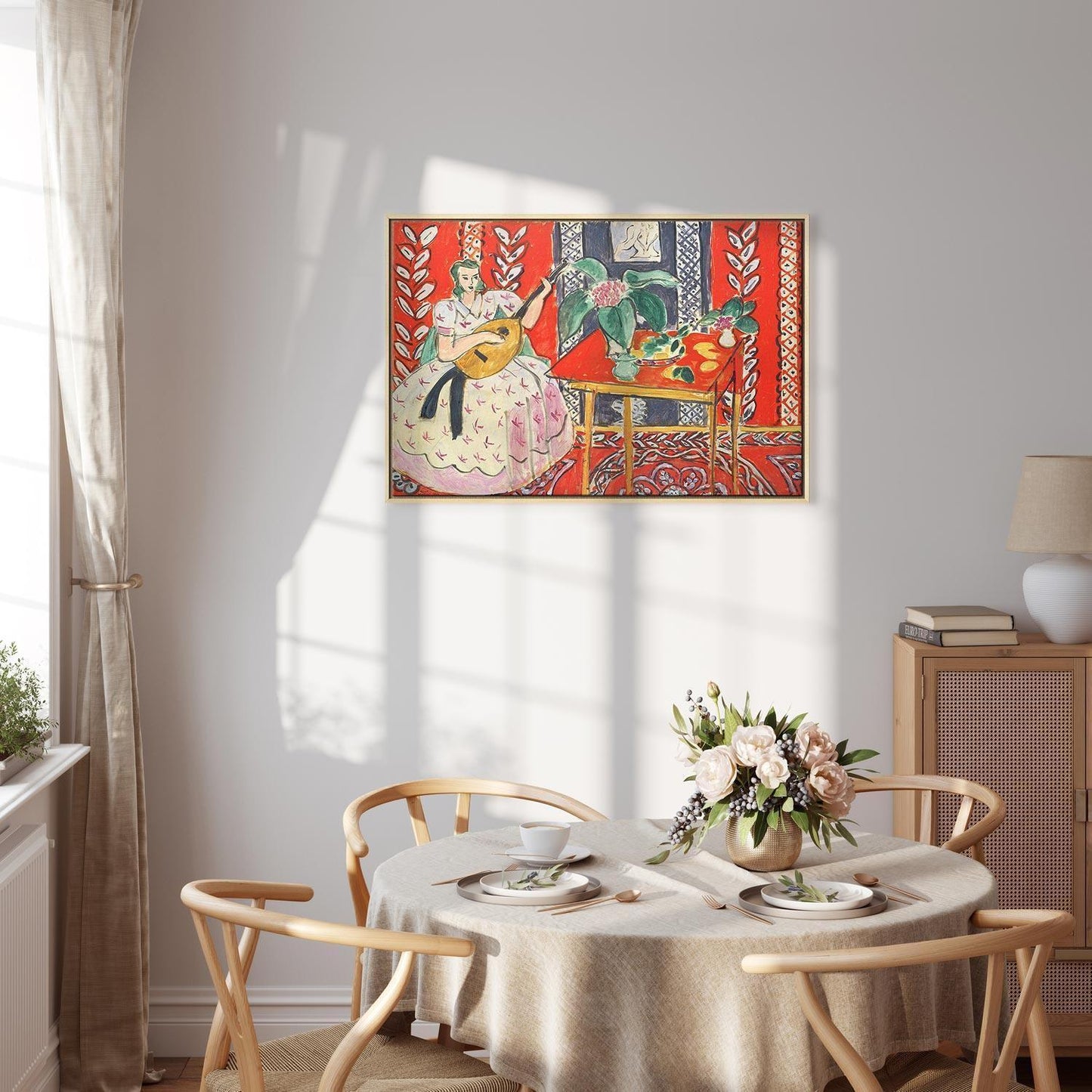 Leinwandbild - Henri Matisse – The Lute