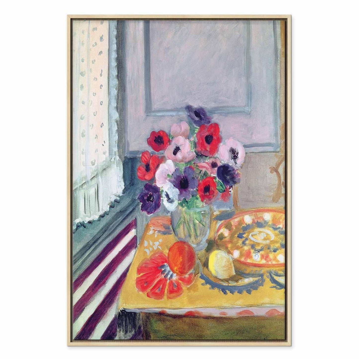 Leinwandbild - Henri Matisse – Still Life with Anemones