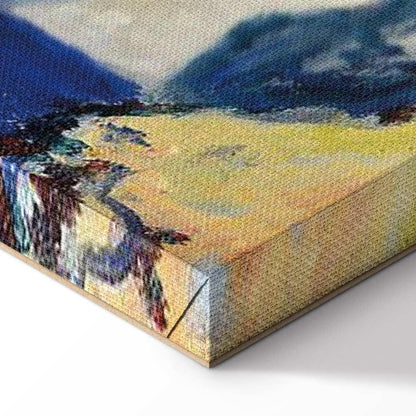 Leinwandbild - Claude Monet – Beach at Pourville