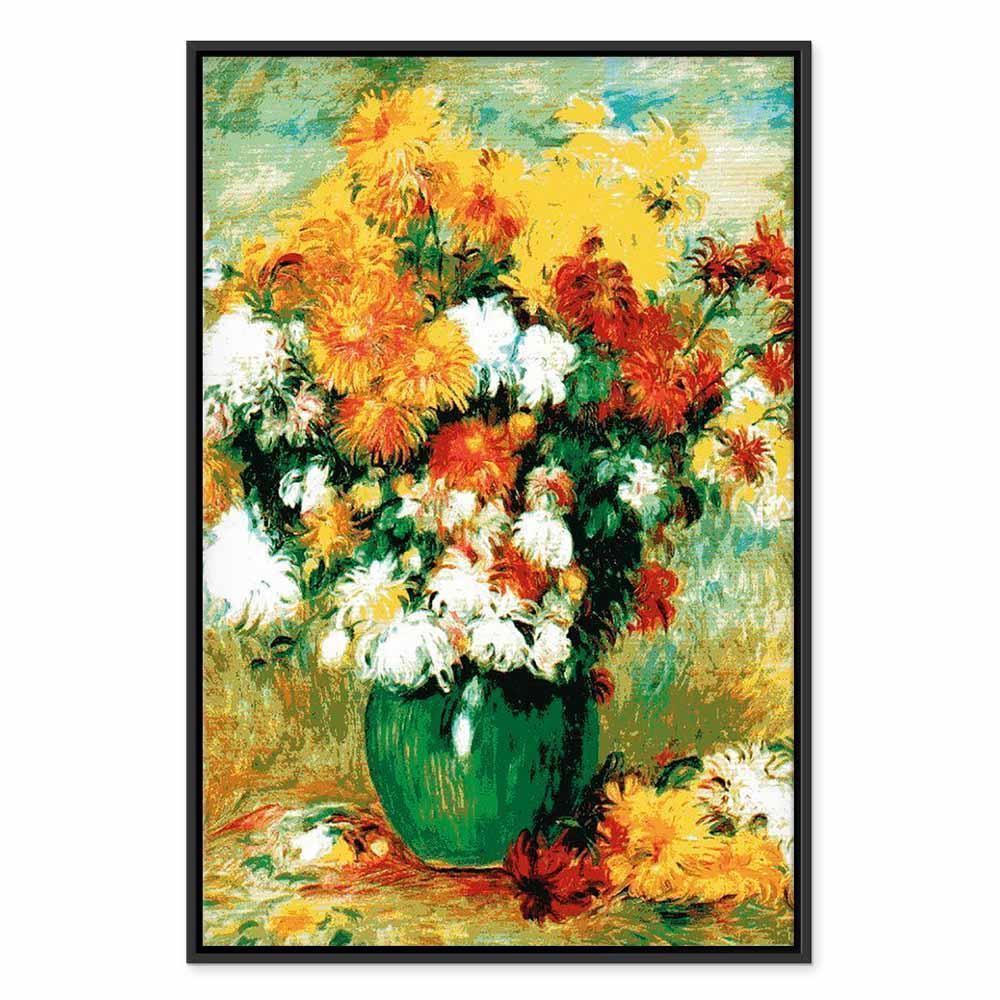 Leinwandbild - Pierre-Auguste Renoir – Chrysanthemums