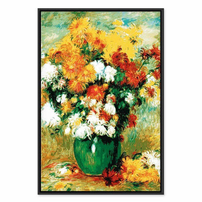 Leinwandbild - Pierre-Auguste Renoir – Chrysanthemums