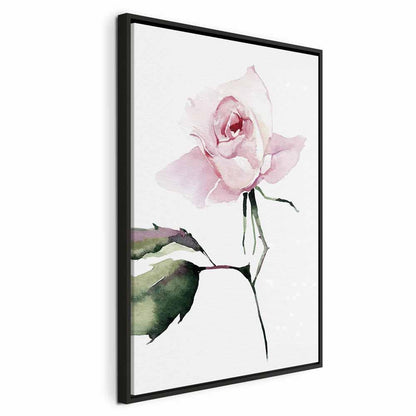 Leinwandbild - Lonely Rose (1 Part) Vertical