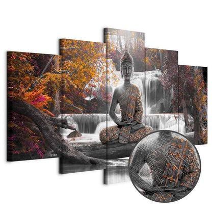 Leinwandbild - Autumn Buddha