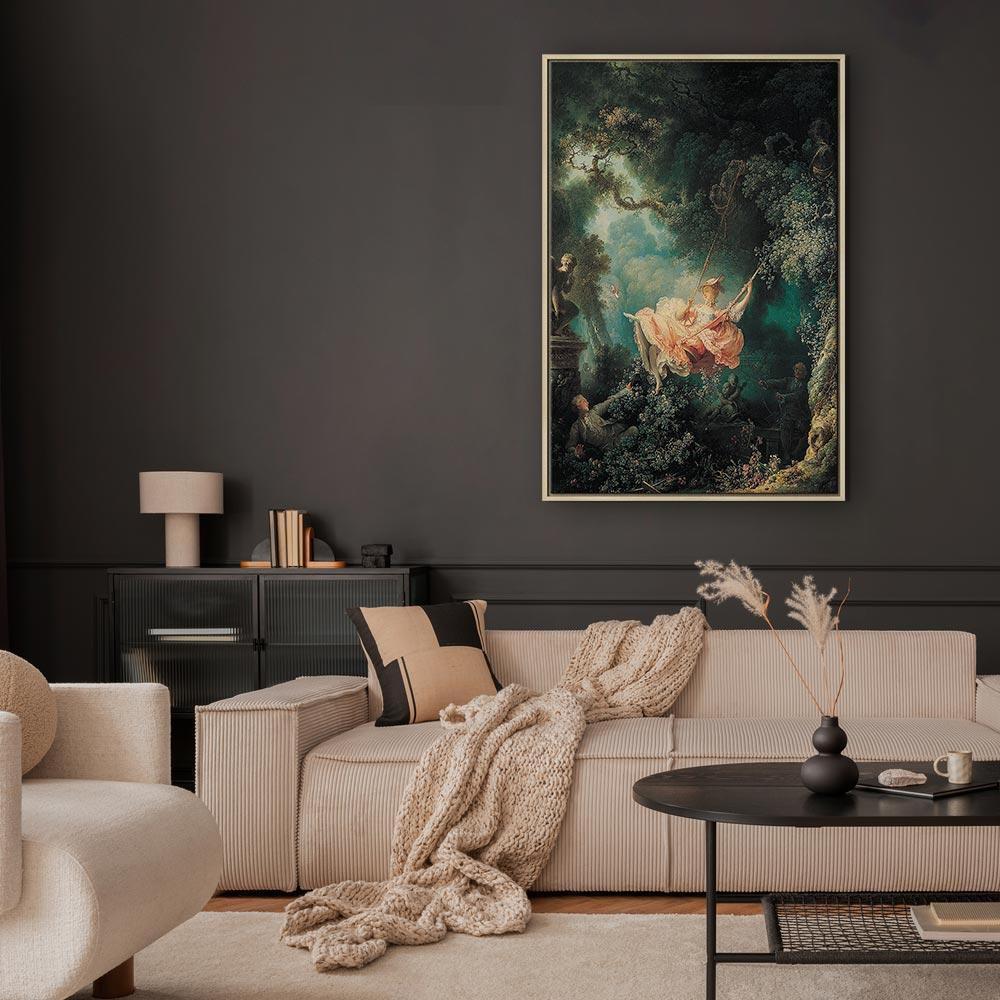 Leinwandbild - Jean-Honoré Fragonard – The Swing
