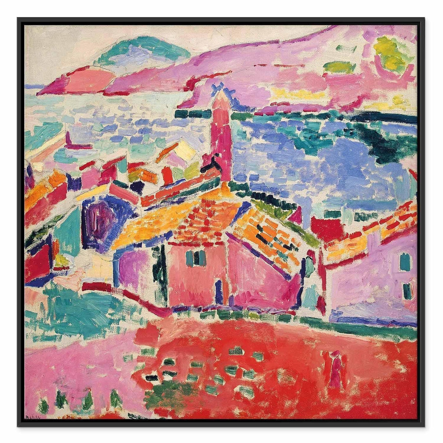 Leinwandbild - Henri Matisse – View of Collioure