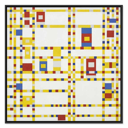 Leinwandbild - Piet Mondrian – Broadway Boogie Woogie
