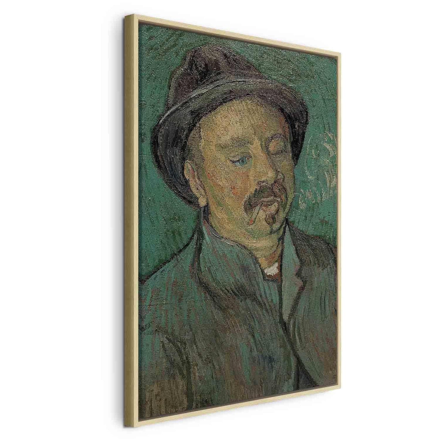 Leinwandbild - Portrait of a oneeyed man (Vincent Van Gogh) Artgeist