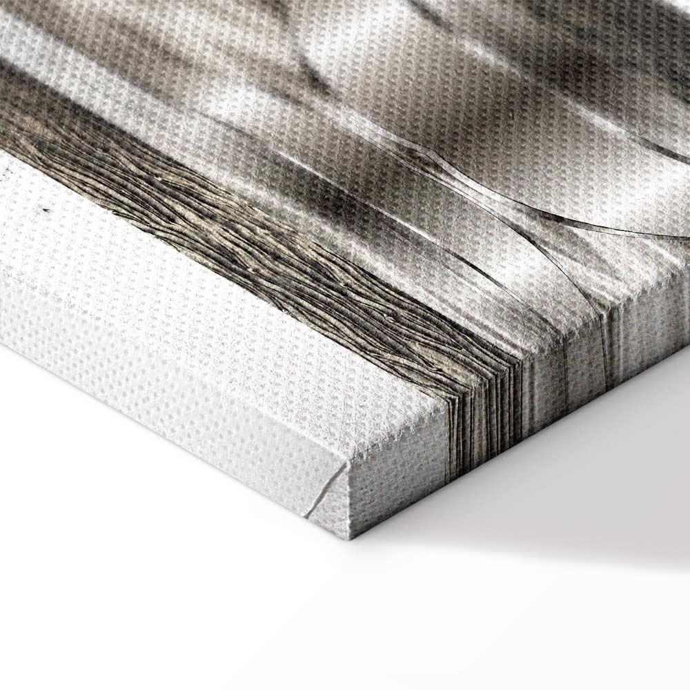 Leinwandbild - Metal World Map II