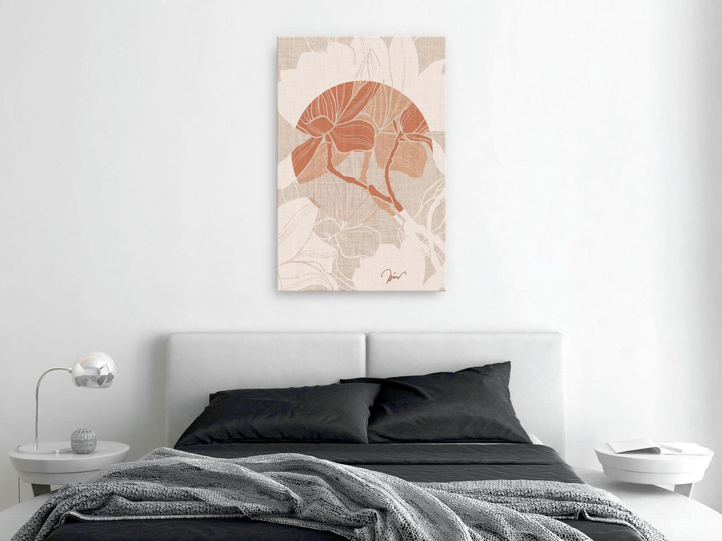 Leinwandbild - Stylish Magnolia (1 Part) Vertical