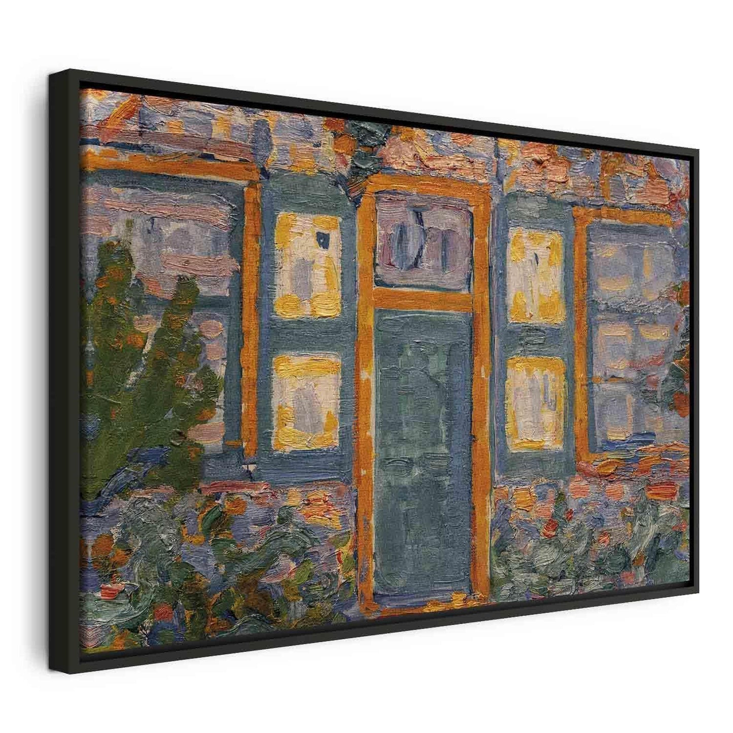 Leinwandbild - Piet Mondrian – House in Sunlight