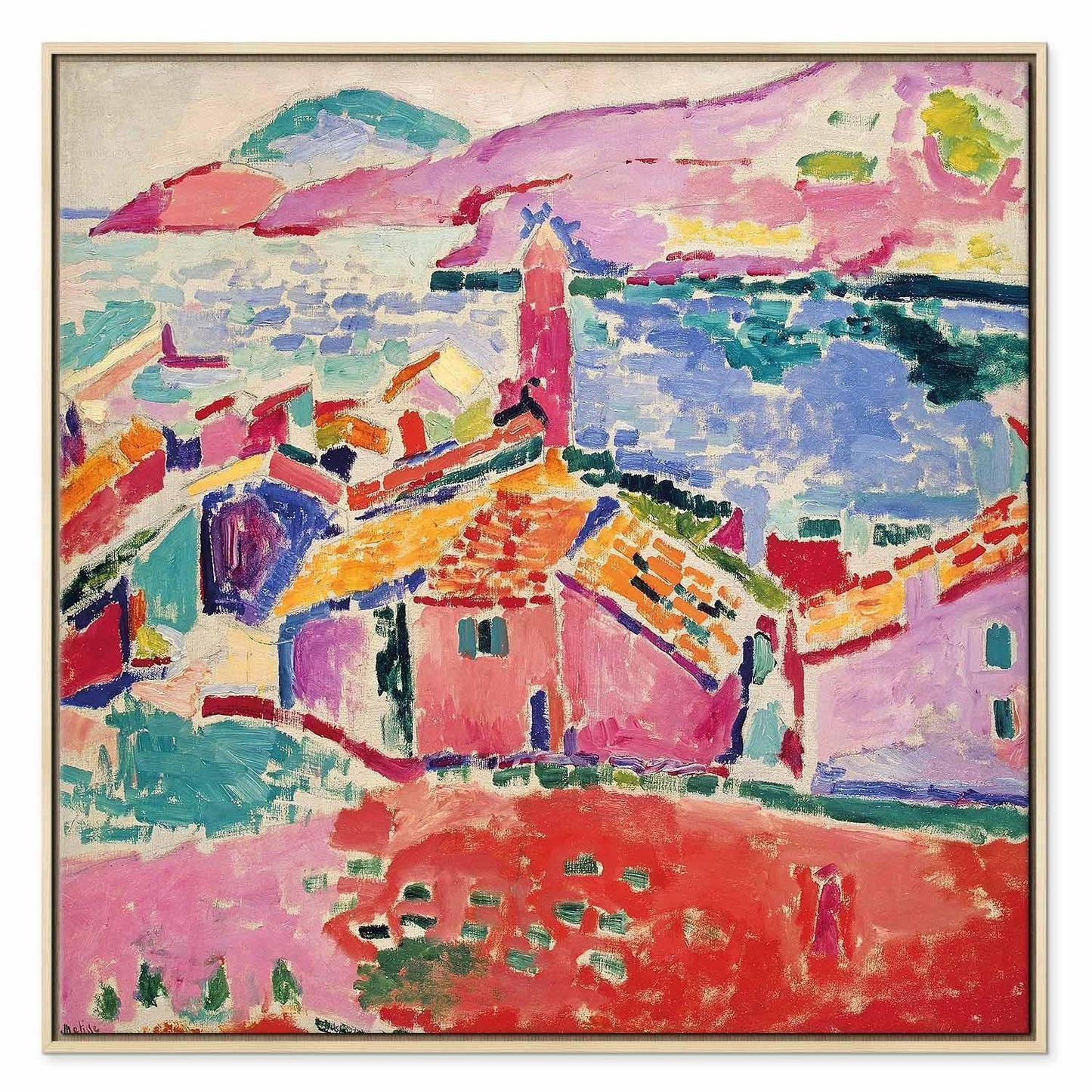 Leinwandbild - Henri Matisse – View of Collioure