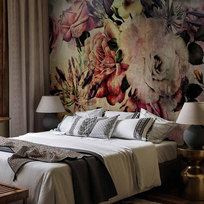 Fototapete - Nostalgia Flowers