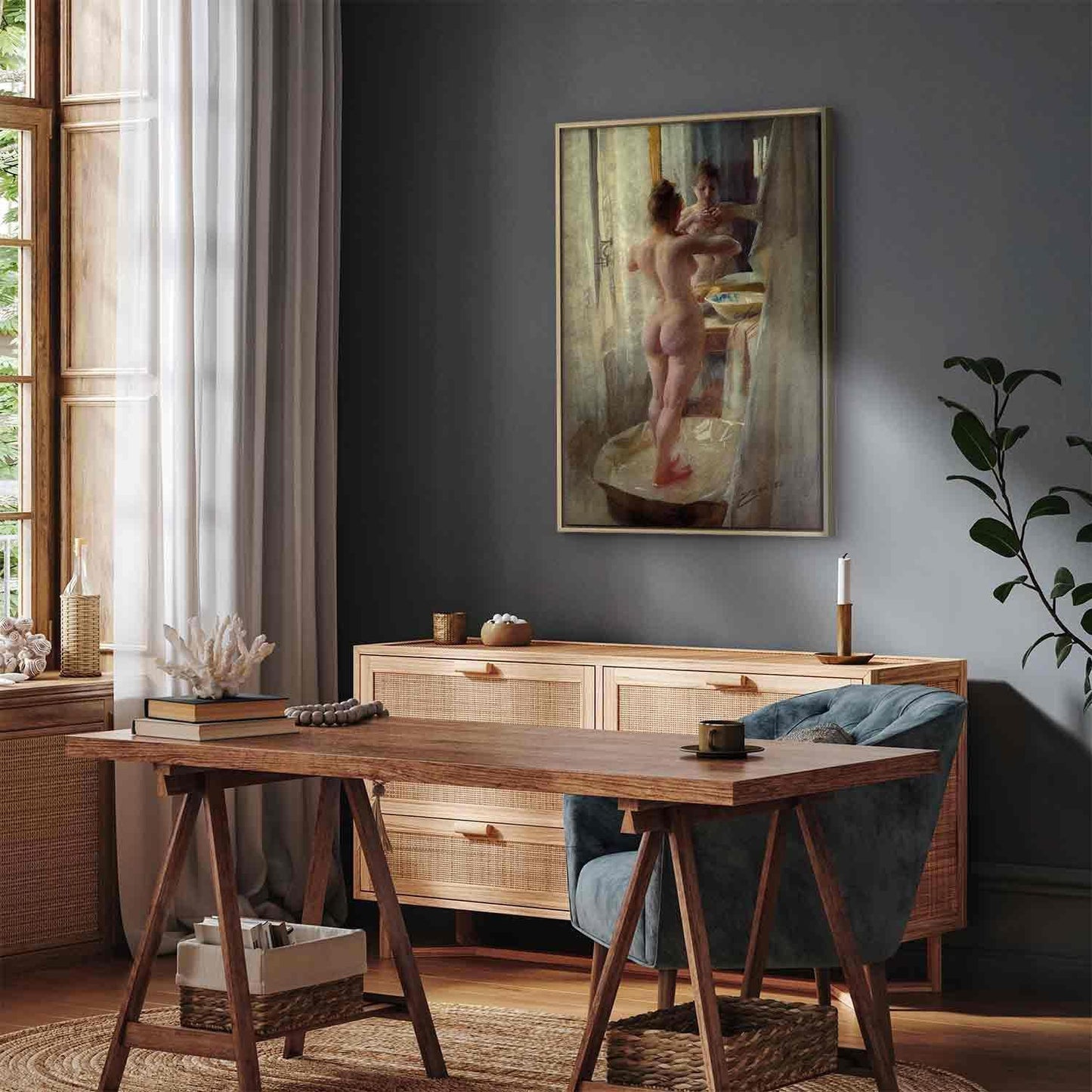 Leinwandbild - Anders Zorn – Tube