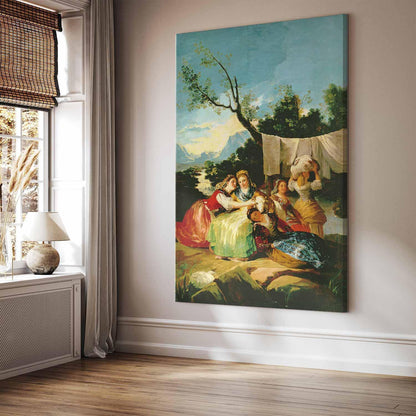 Wandbild XXL - Francisco Goya – The Washerwomen